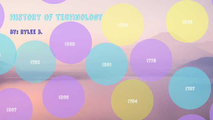 History Of Technology by Rylee Bridges on Prezi