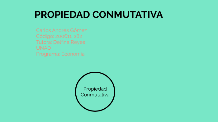 Propiedad Conmutativa By Carlos Andres Gomez Penaloza On Prezi Next