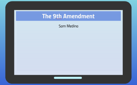 explanation of the 9th amendment