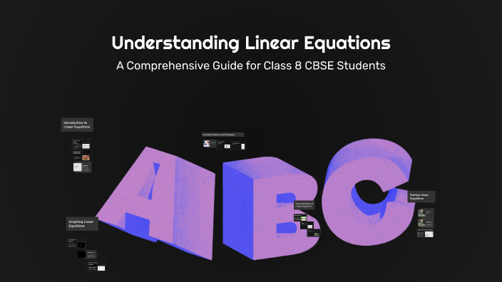 Understanding Linear Equations by neon dreamerz on Prezi