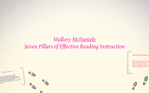Seven Pillars of Effective Reading Instruction by Mallory McDaniels on ...