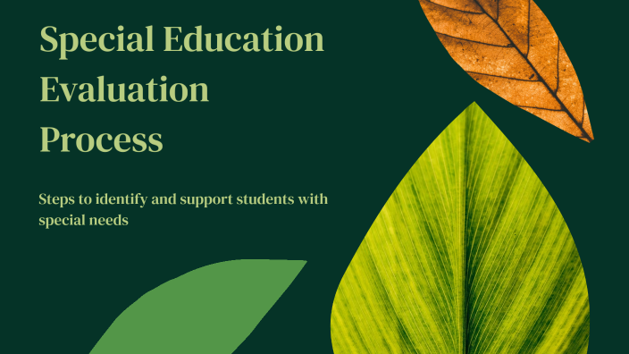 Special Education Evaluation Process by Lisa Patterson on Prezi