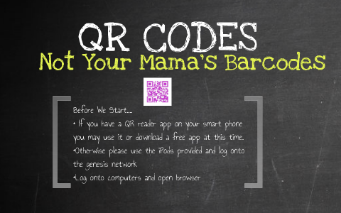 QR Codes In The Classroom by heather gonzalez on Prezi