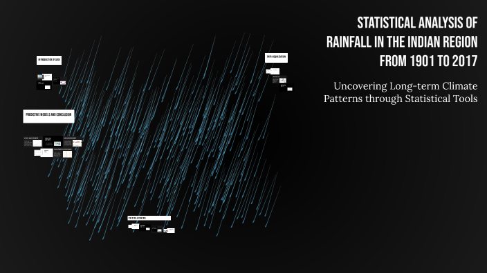 Statistical Analysis of Rainfall in the Indian Region from 1901 to 2017 ...