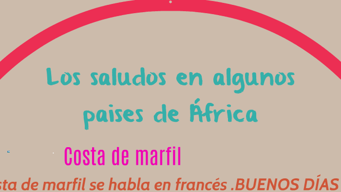 Los saludos en algunos paises de africa by Mauro Di Leo on Prezi Next