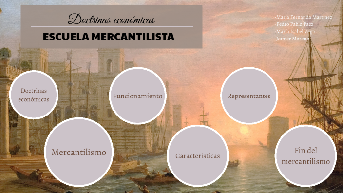 Escuela Mercantilista By Maria Mar On Prezi