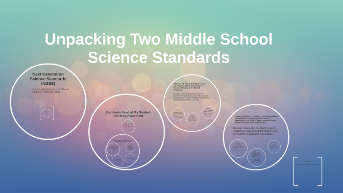Unpacking Two Middle School Science Standards by Stephanie Louris on Prezi
