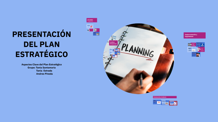 PRESENTACIÓN DEL PLAN ESTRATÉGICO by Tania Santamaria on Prezi