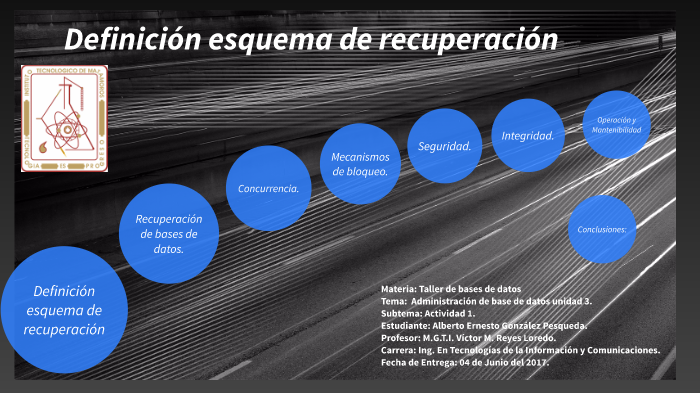 Definición de esquema de recuperación by alberto gonzalez on Prezi