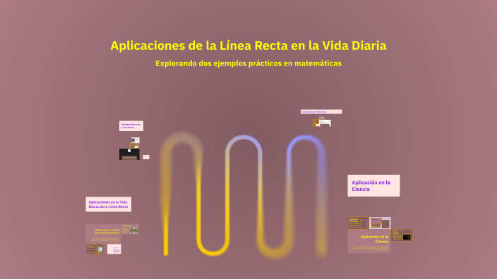Aplicaciones De La Recta En La Vida Cotidiana Ejemplos
