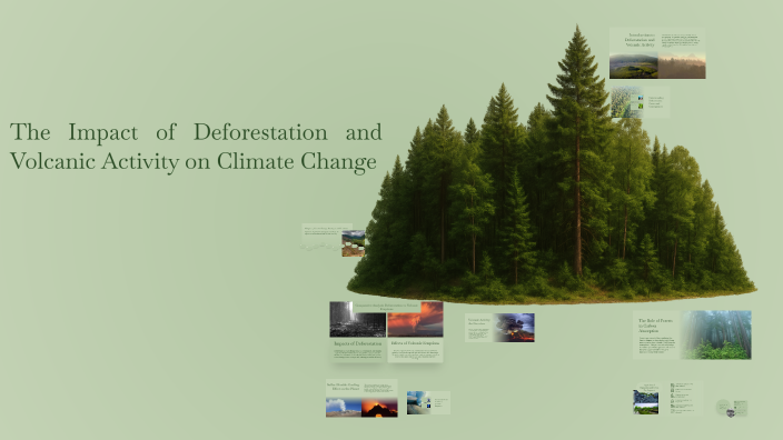 The Impact of Deforestation and Volcanic Activity on Climate Change by ...