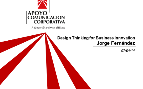 Design Thinking by Jorge Fernández on Prezi