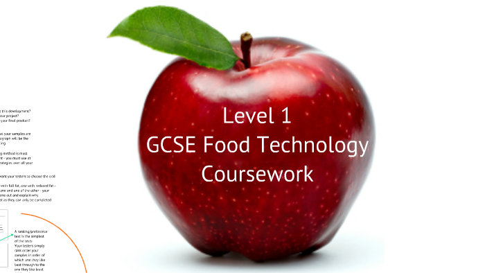 wjec food tech coursework