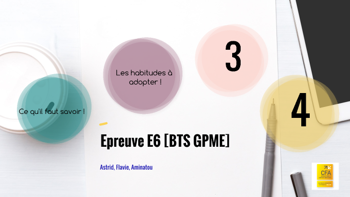 Présentation de l'épreuve E6 by Aminatou normand on Prezi