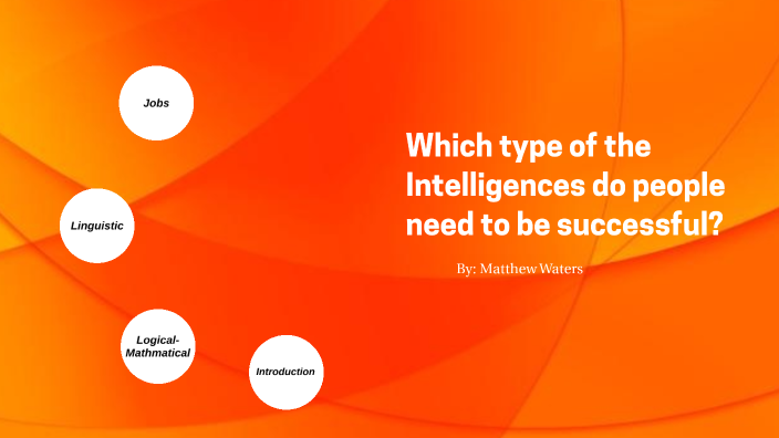 Multiple Intelligences by Matthew Waters on Prezi
