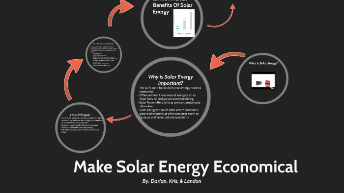 Make Solar Energy Economical by Darian Thompson