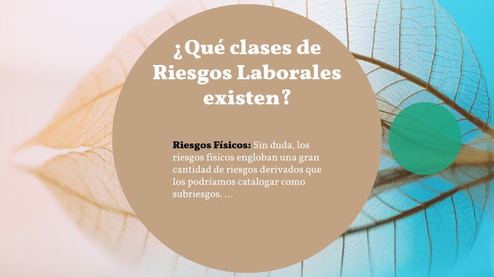 ESQUEMA RIESGOS LABORALES by Carla Lorenzo on Prezi