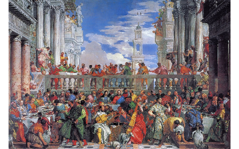 Les noces de CANAA - naviguer dans le tableau du Louvre by Christophe