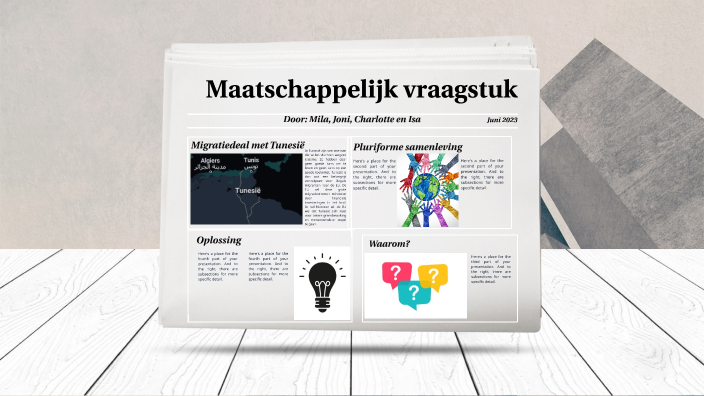 Maatschappijleer maatschappelijk vraagstuk by Isa de Winden | LLN on Prezi