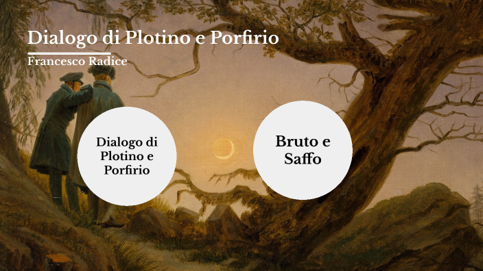 Dialogo Di Plotino E Porfirio Riassunto Dialogo di Plotino e di Porfino by Francesco Radice on Prezi