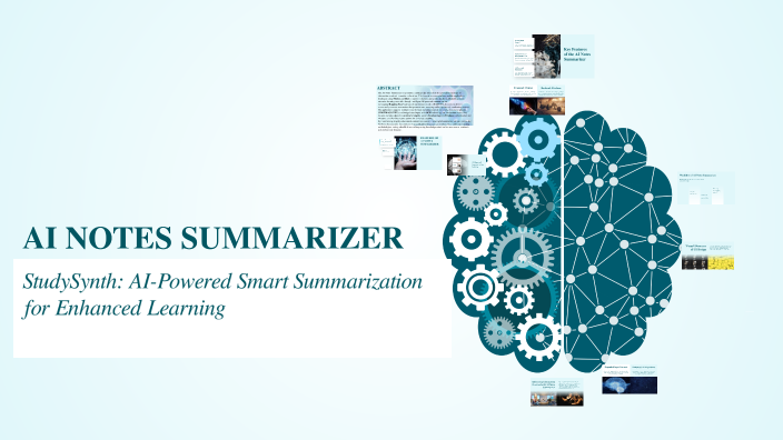 AI Notes Summarizer by Priyadharshini on Prezi