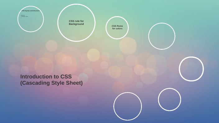 Introduction to CSS by Nimesh Patel on Prezi