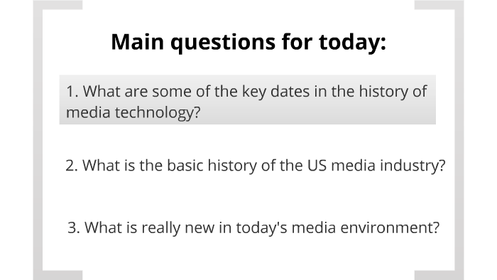 essay on history of mass media