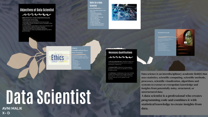 Data Scientist Role by Avni Malik on Prezi