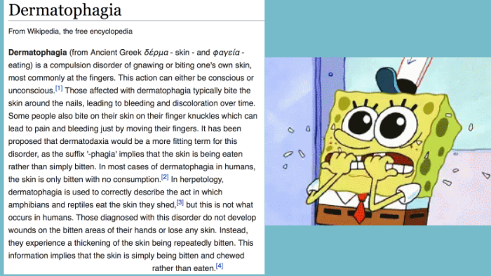 Dermatophagia - Wikipedia