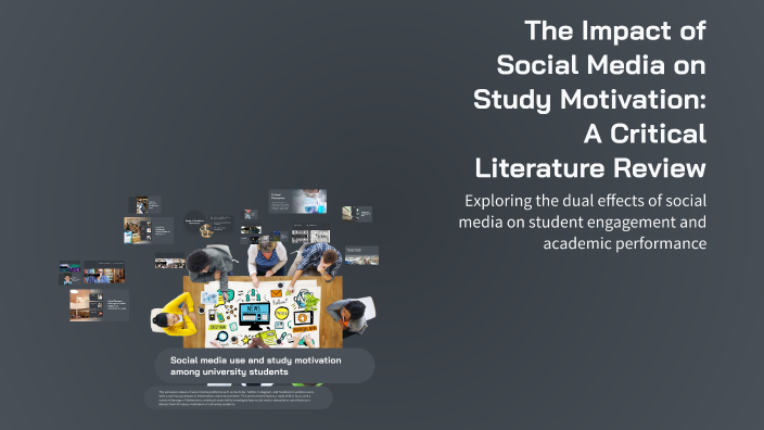 The Impact of Social Media on Study Motivation: A Critical Literature ...
