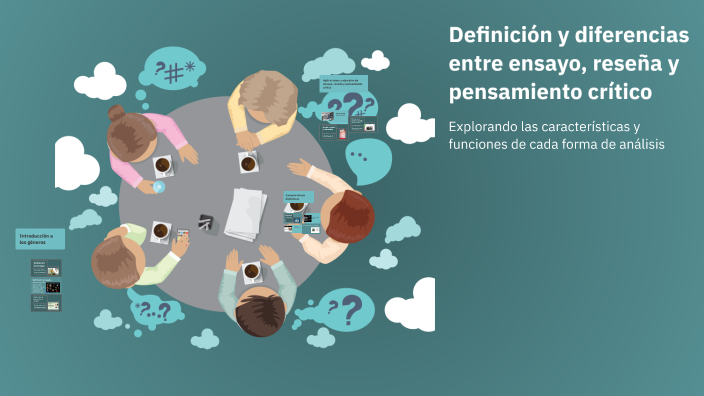 Definición y diferencias entre ensayo, reseña y pensamiento crítico by