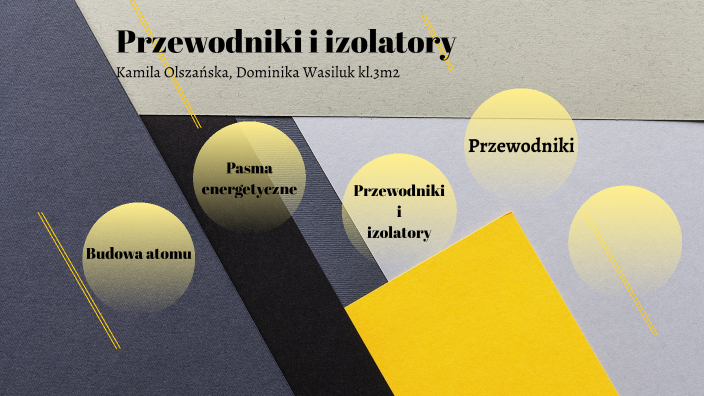 Przewodniki I Izolatory By Kamila Dominika On Prezi