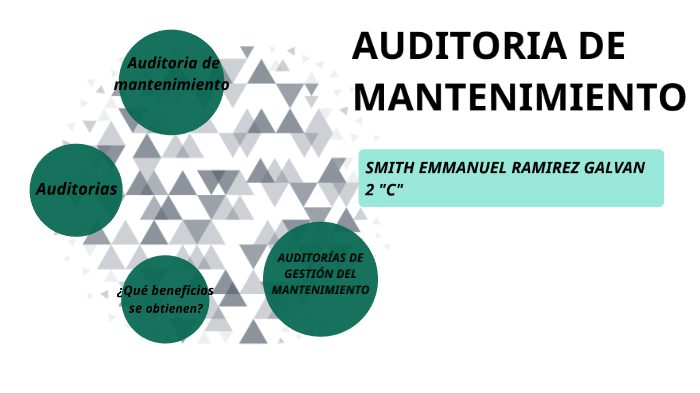 auditoria de mantenimiento by Smith Ramirez on Prezi