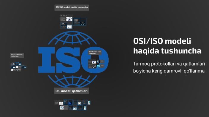 Iso Model With Example Understanding the OSI/ISO Model by ali valiyev on Prezi