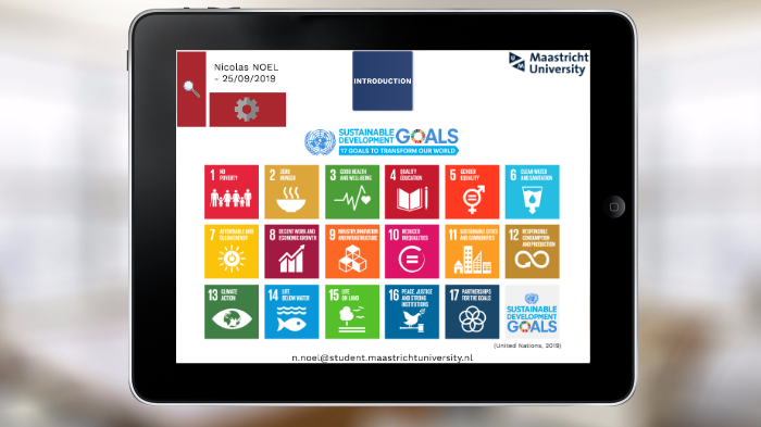 SDG presentation by nico noel on Prezi