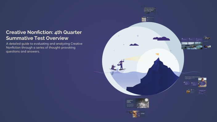 Creative Nonfiction: 4th Quarter Summative Test Overview by dewaine ...