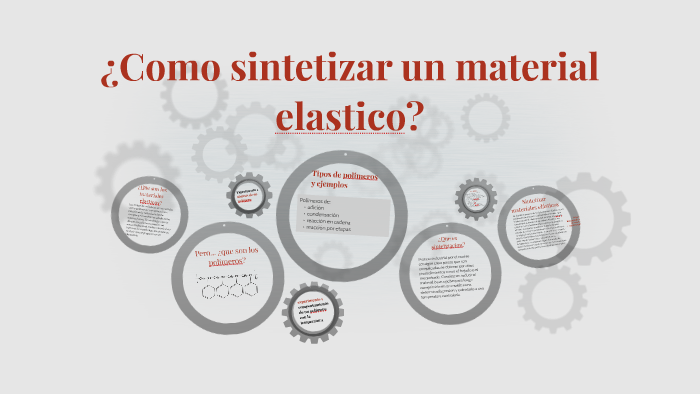 ¿Como sintetizar un material elastico? by Fernanda Gonzalez Villanueva