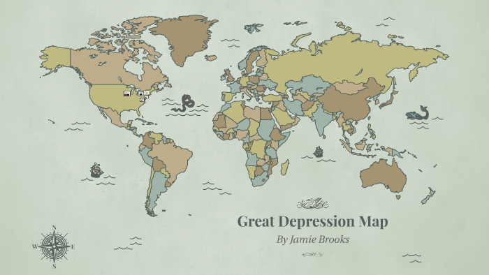 Great Depression Map by Jamie Brooks