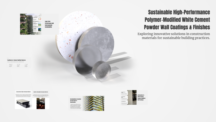 Sustainable High-Performance Polymer-Modified White Cement Powder Wall ...