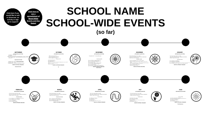 SCHOOL-WIDE EVENTS (so far) by James Macartney on Prezi