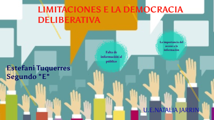 LIMITACIONES DE LA DEMOCRACIA DELIBERATIVA By Estefany Tuquerres On Prezi