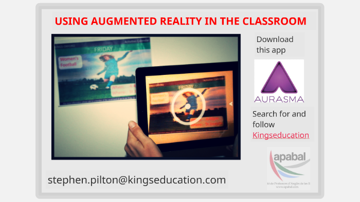 USING AUGMENTED REALITY IN THE CLASSROOM by Stephen Pilton on Prezi