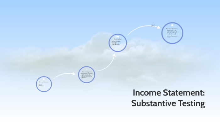 Income Statement Substantive Testing by Jessica Maemone on Prezi