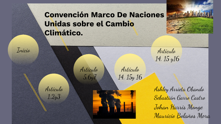 Convención Marco De Naciones Unidas Sobre El Cambio Climático By ...