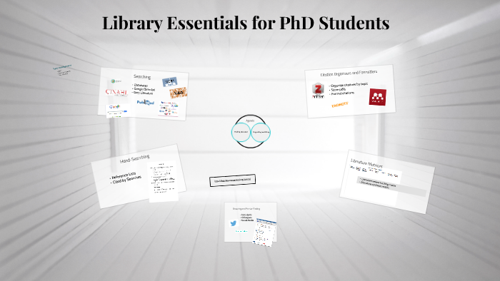 Library Essentials For PhD Students By Jessica Bell On Prezi