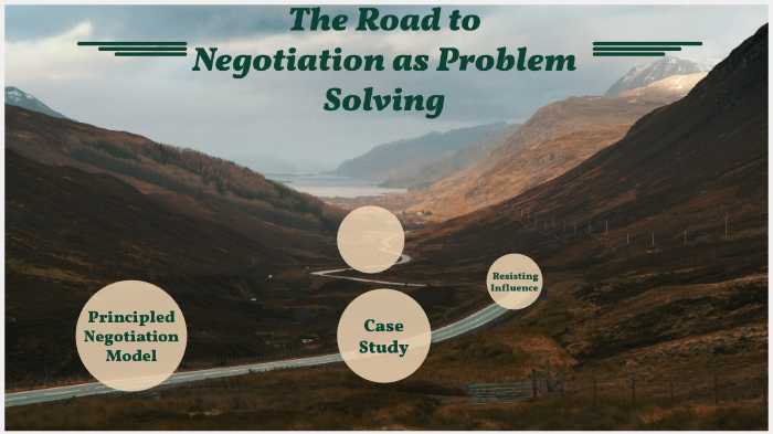 joint problem solving negotiation examples