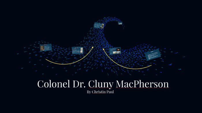 Colonel Dr. Cluny Macpherson by Christin Paul