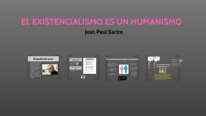 Sartre. El existencialismo es un humanismo. by Gerardo Almirón on Prezi