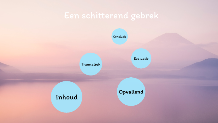 schitterend gebrek by sara lopriore on Prezi