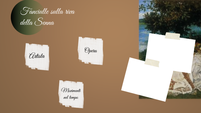 Le Fanciulle Sulla Riva Della Senna Fanciulle sulla riva della Senna by Maria Bianca Minzat on Prezi